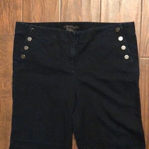 High waisted sailor jeans